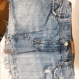 holister mini skirt